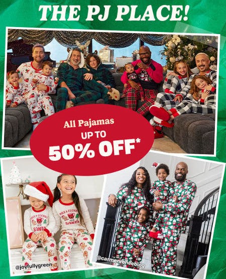 All Pajamas Up to 50% Off
