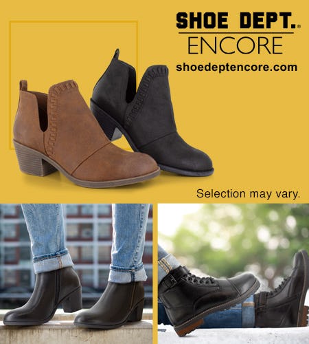 Fall Favorites from Shoe Dept. Encore