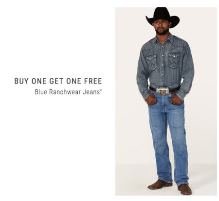 BOGO Free Blue Ranchwear Jeans from Boot Barn