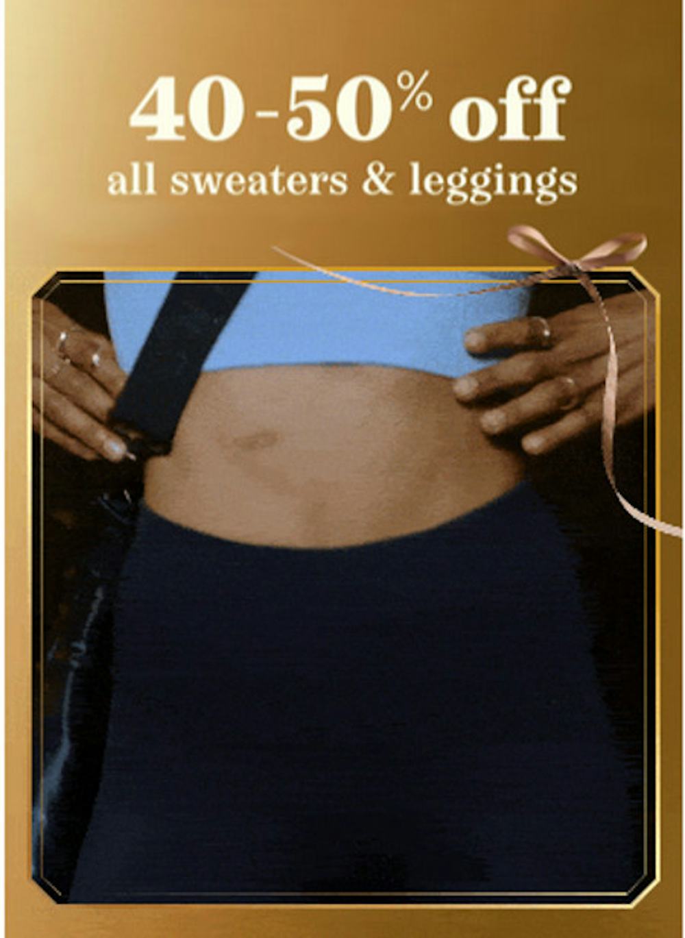 40-50% off All Aerie Sweaters and Leggings