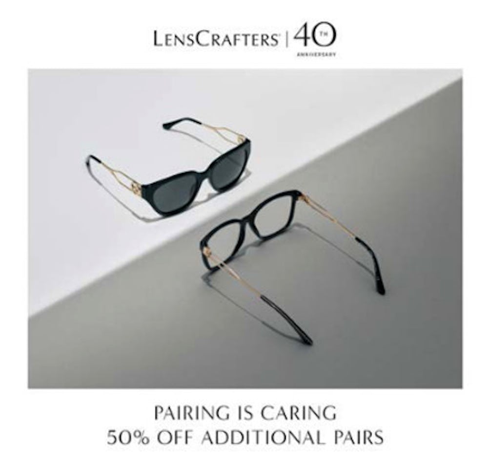 50% off Additional Pair