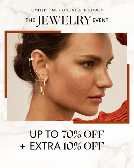 Jewelry Event: Up to 70% off + Extra 10% Off from Saks Fifth Avenue OFF 5TH