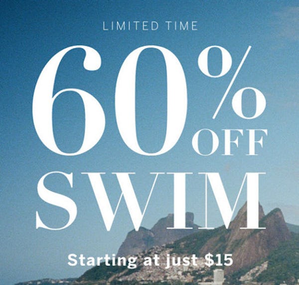 60% Off Swim