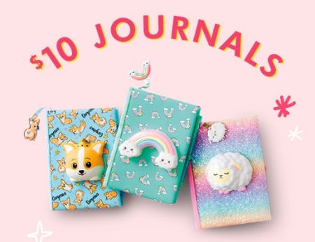 $10 Journals from Justice