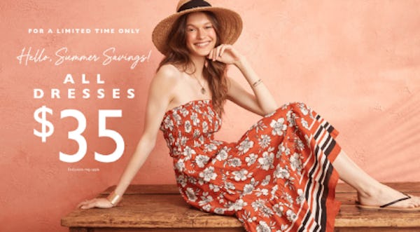 All Dresses $35