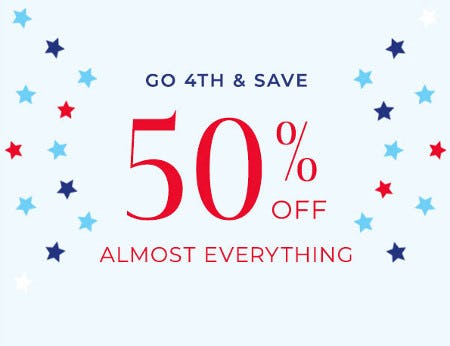 50% Off Almost Everything