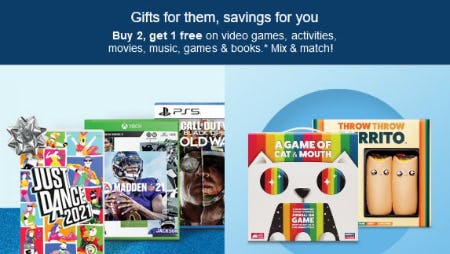 video games buy 2 get 1 free