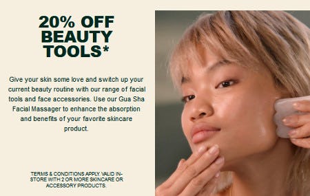 20% Off Beauty Tools from The Body Shop