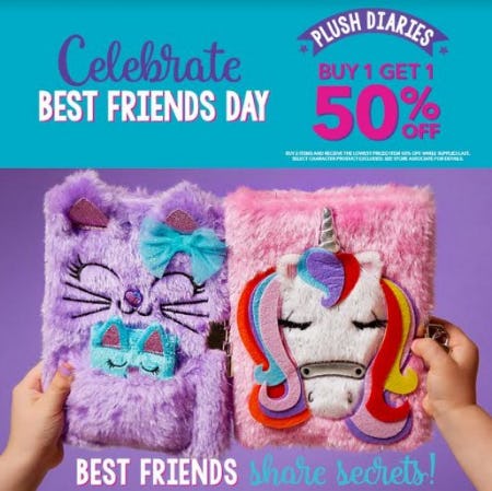 Celebrate National Best Friends Day at Claire's! from Claire's