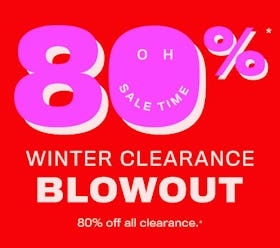 Winter Clearance Blowout 80% off