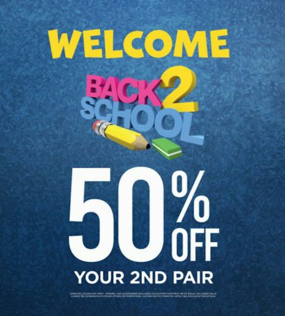 Back To School Sale! BOGO50