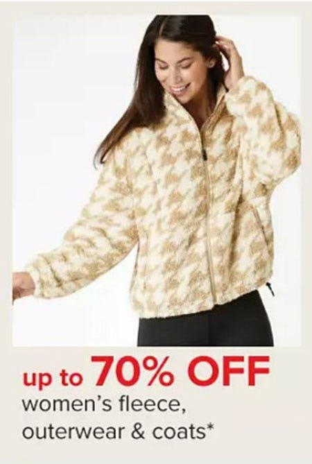 Up to 70% Off women's Fleece, outerwear & Coats from Belk
