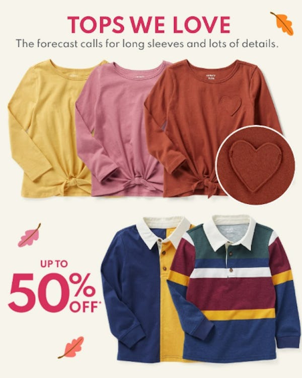 Tops Up to 50% Off