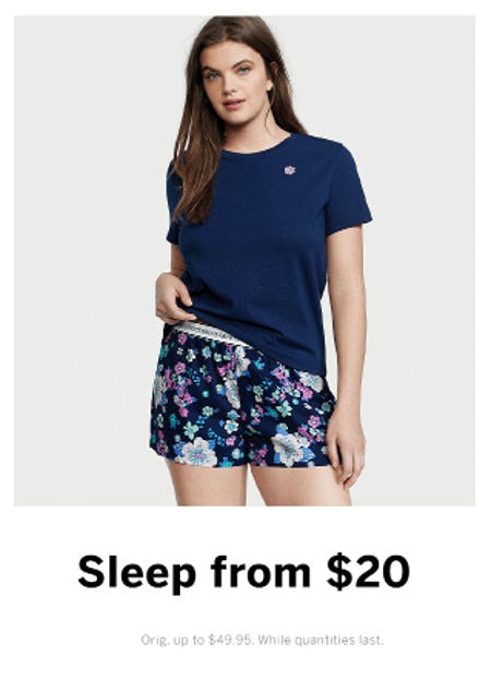 Sleep From $20 from Victoria's Secret