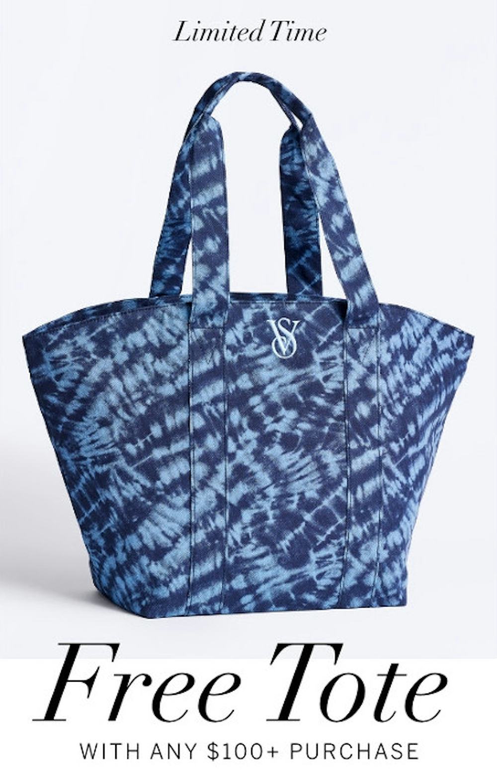 Free Tote With Any $100+  Purchase