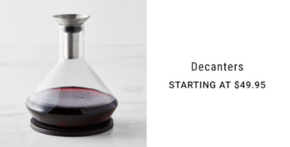 Decanters Starting at $49.95