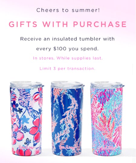 Gifts with Purchase from Lilly Pulitzer