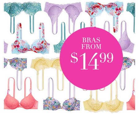 Bras From $14.99 from Victoria's Secret