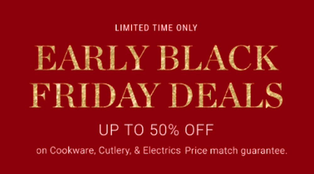 Early Black Friday Deals: Up to 50% Off