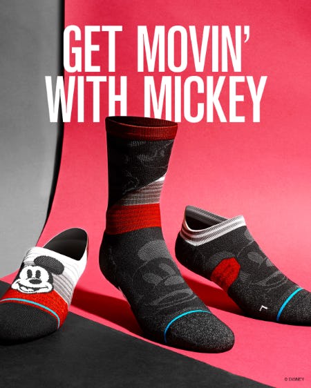 Your New Workout Partner: Mickey Mouse from STANCE