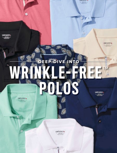 Our Famous Wrinkle-Free Polos