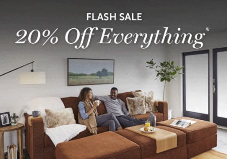 Flash Sale from Lovesac Designed For Life Furniture Co