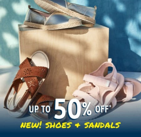 Up to 50% Off Shoes & Sandals from Oshkosh B'gosh