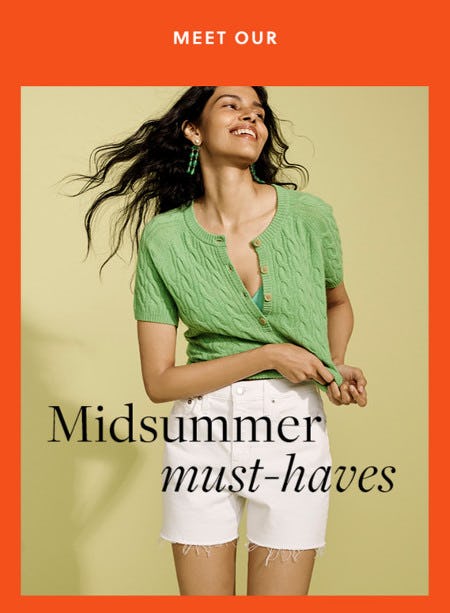 Meet Our Midsummer Must-Haves from J.Crew